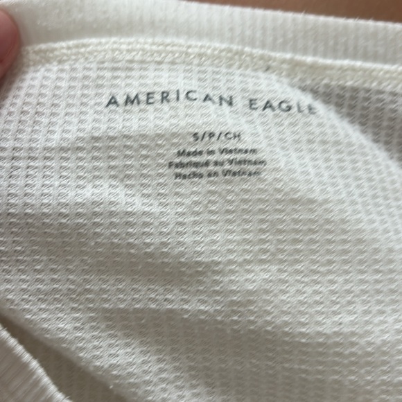 american eagle waffle button long sleeve - Picture 2 of 4